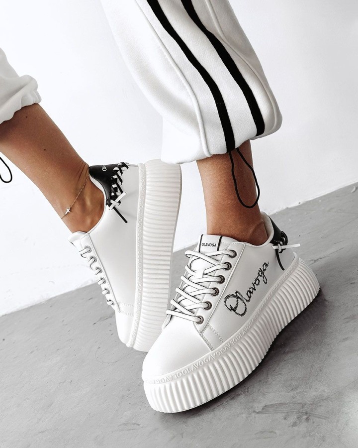 Buty damskie OLAVOGA LUCKY 2024 ecru - FashionPlace - 7
