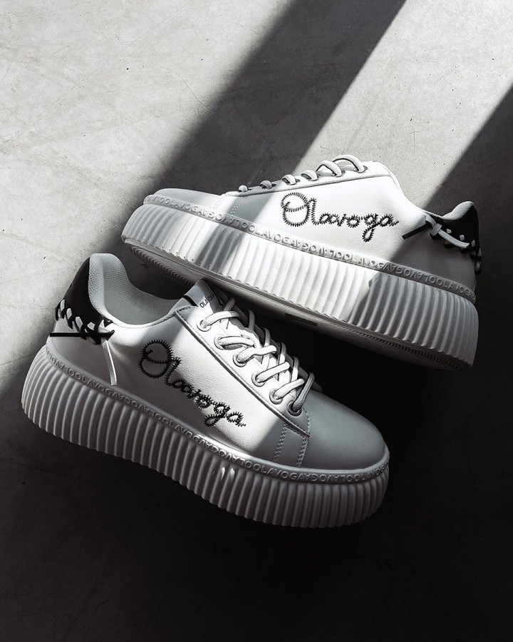 Buty damskie OLAVOGA LUCKY 2024 ecru - FashionPlace - 8