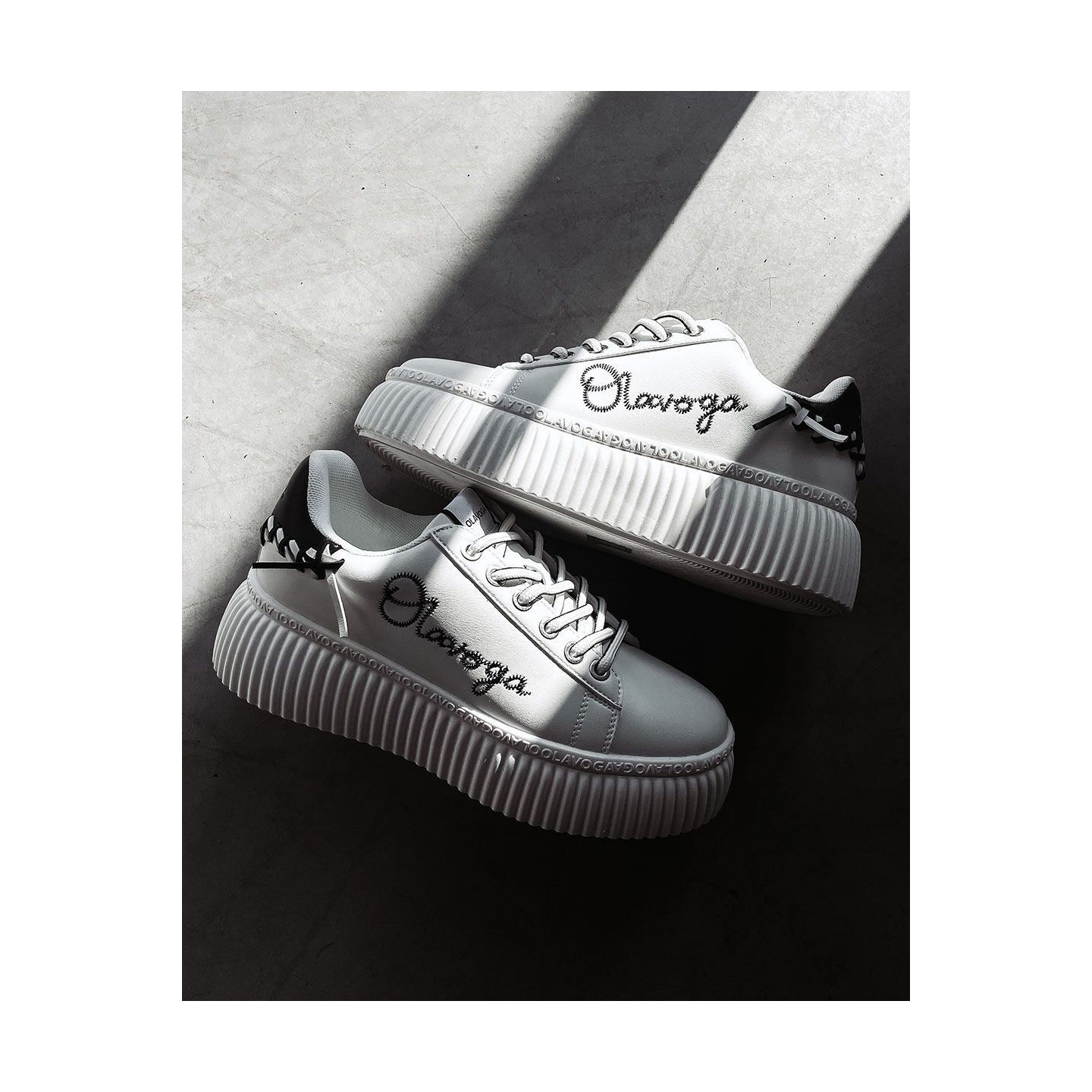 Buty damskie OLAVOGA LUCKY 2024 ecru - FashionPlace - 8