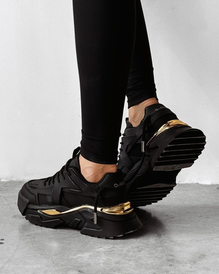 Buty damskie OLAVOGA SHINE 2024 czerń - FashionPlace - 1