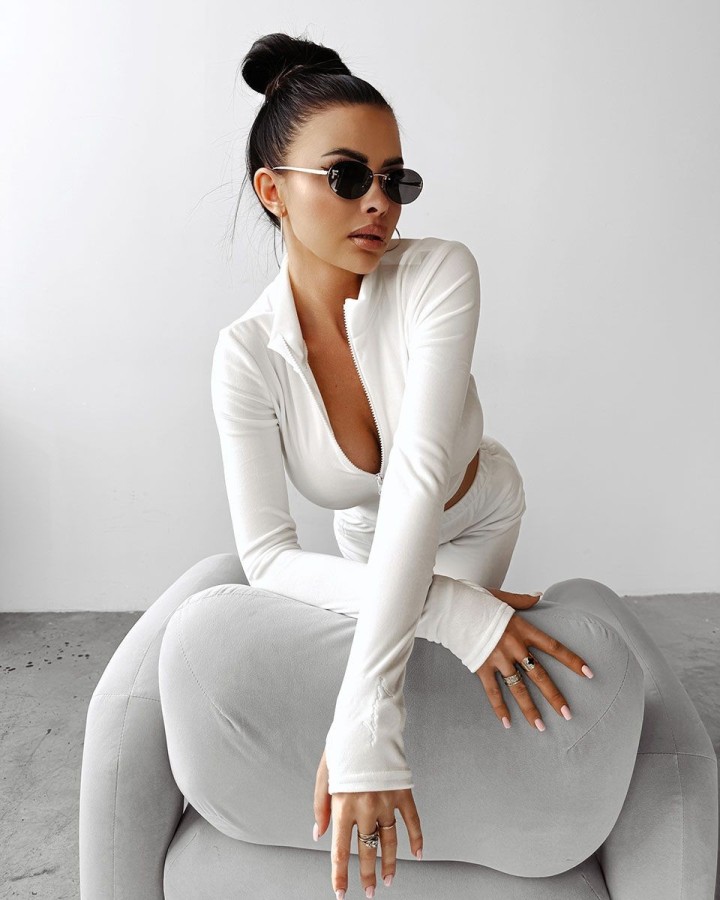 Komplet damski OLAVOGA PRIMROSE 2025 ecru - FashionPlace - 4