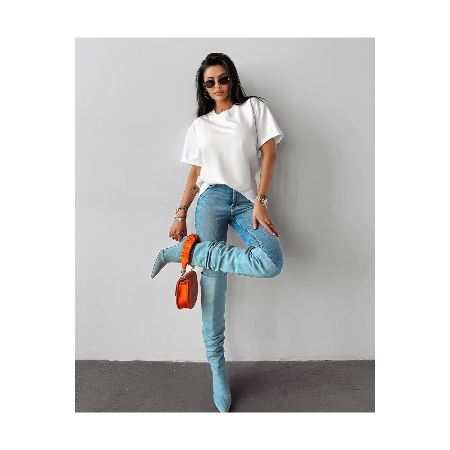 T-shirt damski OLAVOGA SPRITZ 2025 ecru - FashionPlace - 4