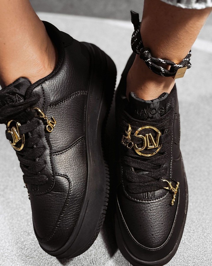 Buty damskie OLAVOGA HEELY 2024 czerń - FashionPlace - 1