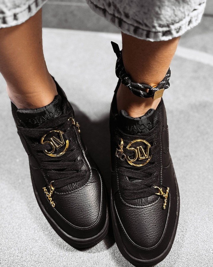 Buty damskie OLAVOGA HEELY 2024 czerń - FashionPlace - 3