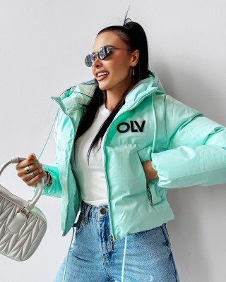 Kurtka damska OLAVOGA FOXY 2025 mięta - FashionPlace - 1