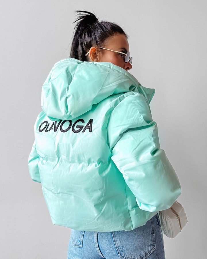 Kurtka damska OLAVOGA FOXY 2025 mięta - FashionPlace - 2