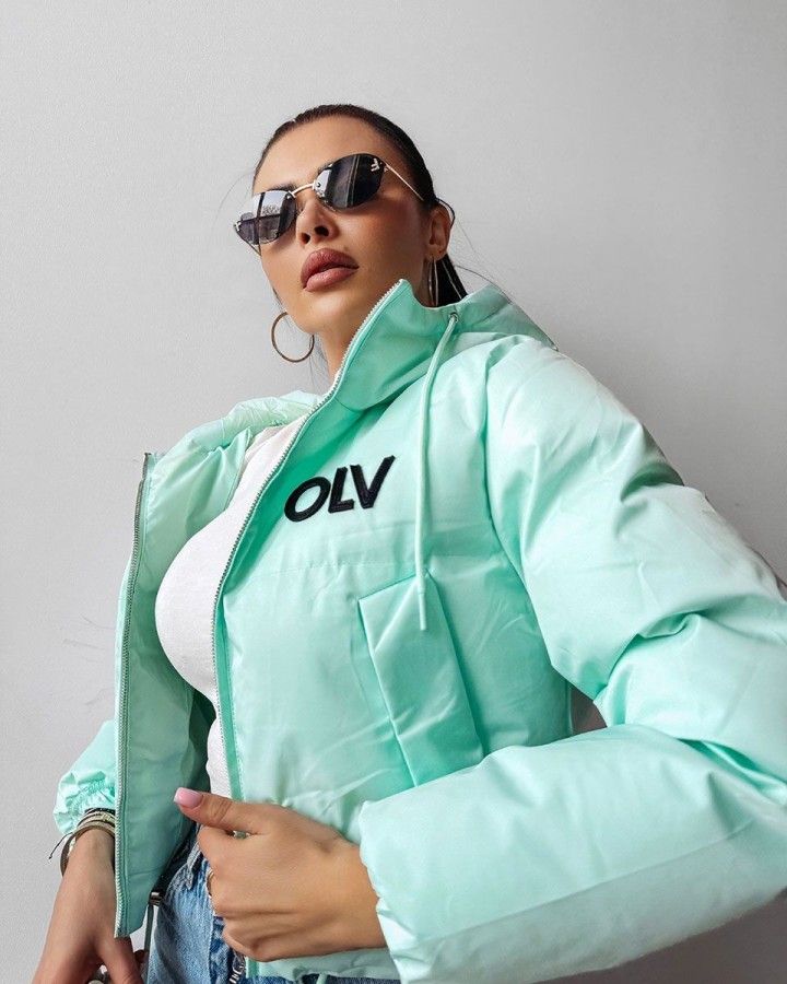Kurtka damska OLAVOGA FOXY 2025 mięta - FashionPlace - 3