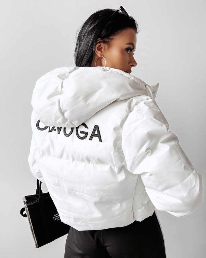 Kurtka damska OLAVOGA FOXY 2025 ecru - FashionPlace - 2