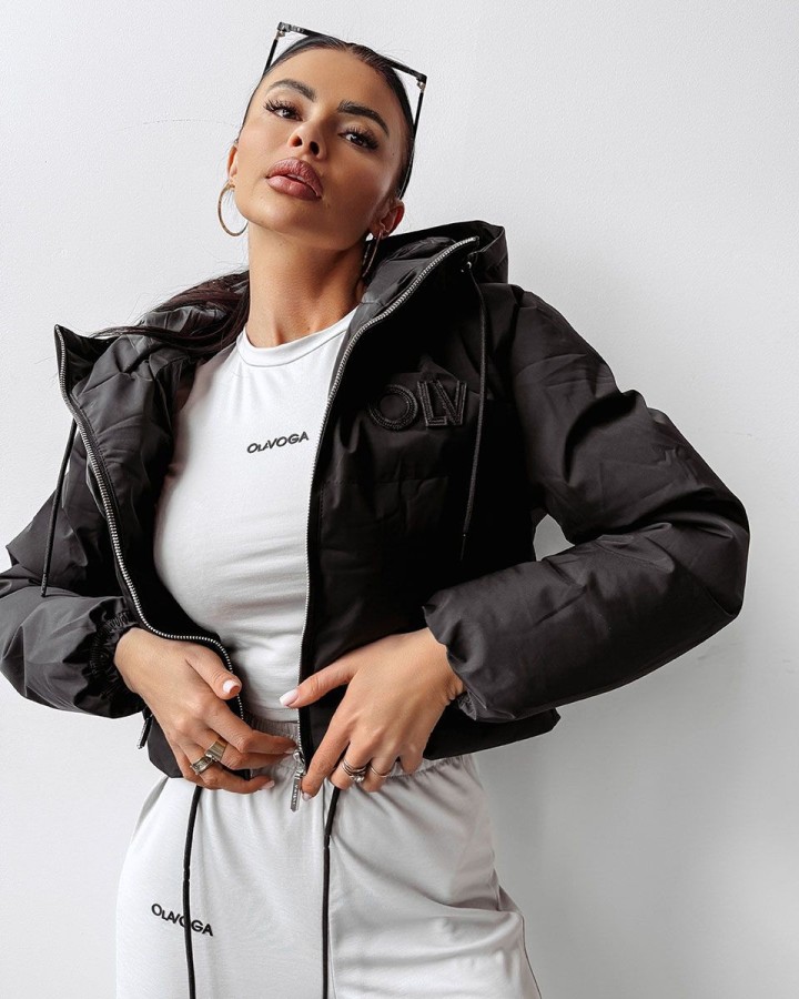 Kurtka damska OLAVOGA FOXY 2025 czerń - FashionPlace - 2