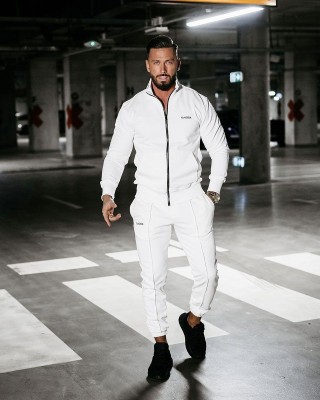Komplet męski OLAVOGA LOG 2025 ecru - FashionPlace - 1