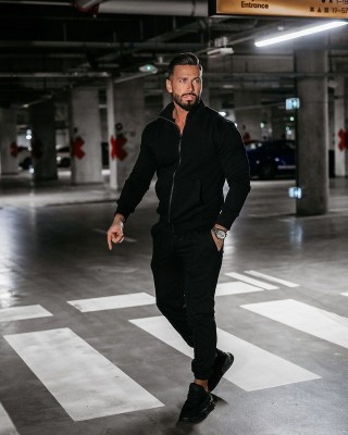 Komplet męski OLAVOGA LOG 2025 czerń - FashionPlace - 1