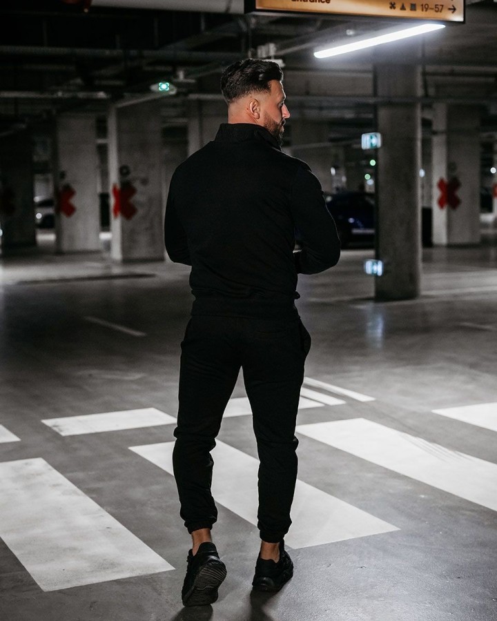Komplet męski OLAVOGA LOG 2025 czerń - FashionPlace - 2