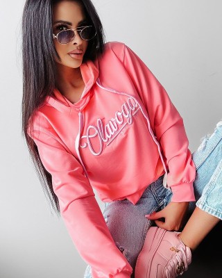 Bluza damska OLAVOGA TULUZA 2025 coral - FashionPlace - 1