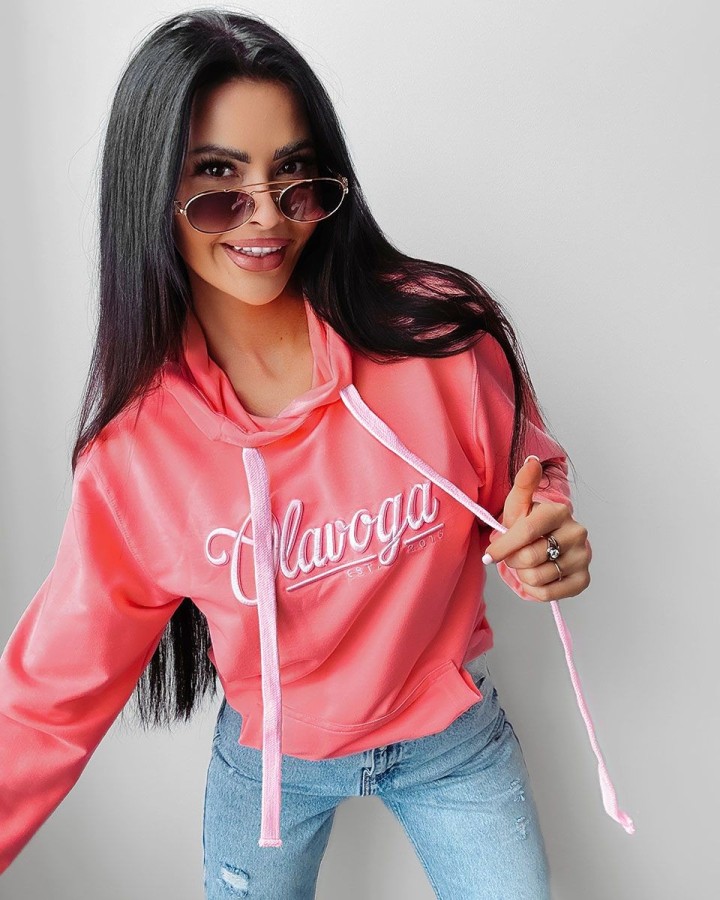 Bluza damska OLAVOGA TULUZA 2025 coral - FashionPlace - 3