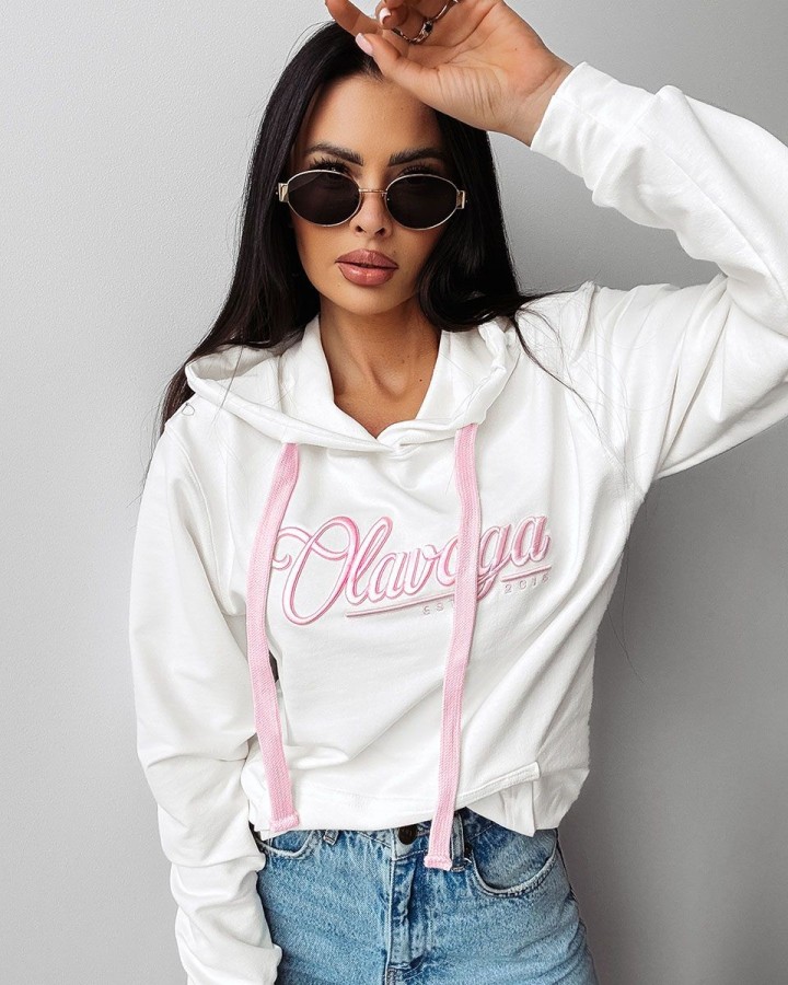Bluza damska OLAVOGA TULUZA 2025 ecru - FashionPlace - 2