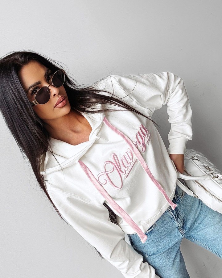 Bluza damska OLAVOGA TULUZA 2025 ecru - FashionPlace - 3