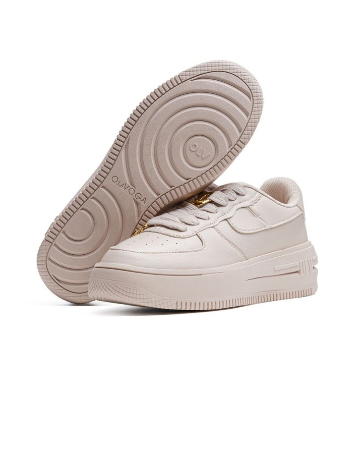 Buty damskie OLAVOGA HEELY 2024 beż - FashionPlace - 7