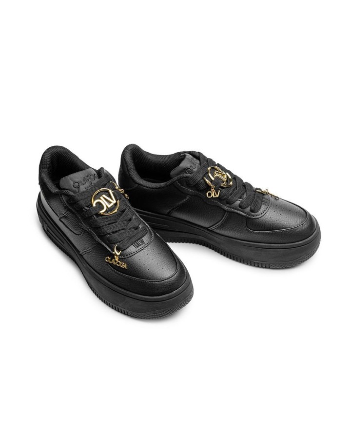 Buty damskie OLAVOGA HEELY 2024 czerń - FashionPlace - 5
