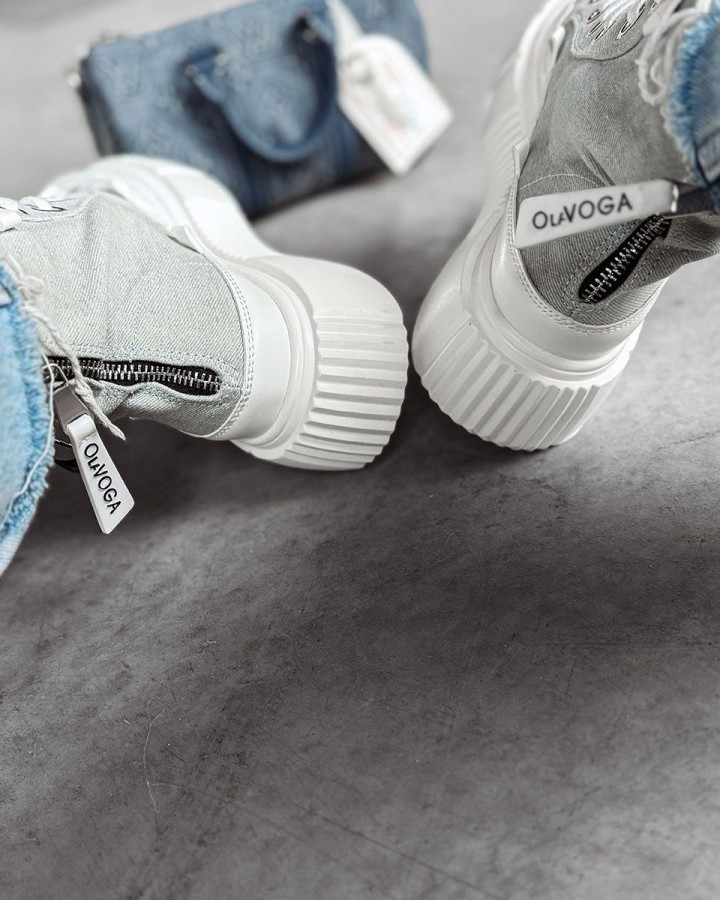 Buty damskie OLAVOGA DAZZLE 2025 jeans - FashionPlace - 2