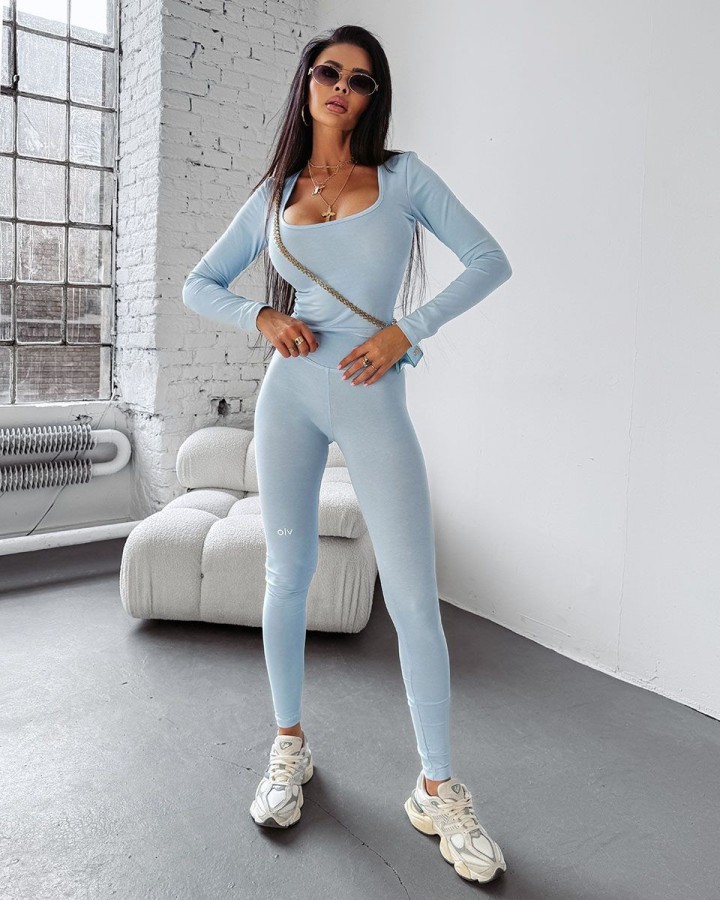 Komplet damski OLAVOGA COCONUT 2025 błękit - FashionPlace - 1