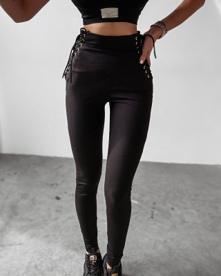 Legginsy OLAVOGA LULLABY 2025 czerń - FashionPlace - 1