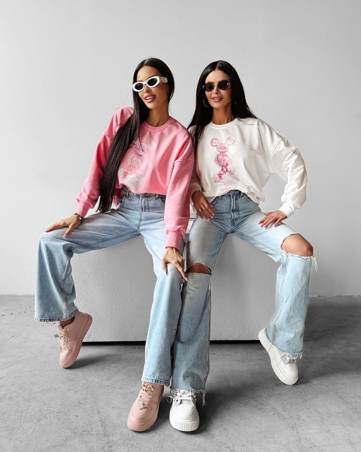 Bluza damska OLAVOGA AZAELA 2025 ecru - FashionPlace - 3
