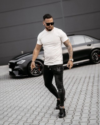 T-shirt męski OLAVOGA COELLO 2025 ecru - FashionPlace - 1