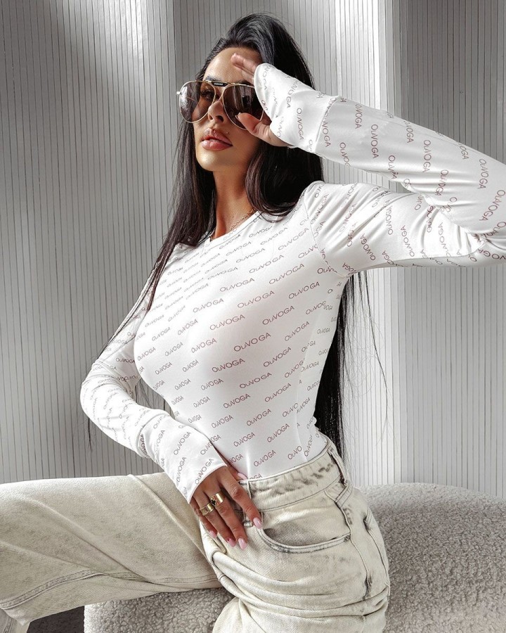 Body OLAVOGA HALLOW 2025 ecru-beż - FashionPlace - 1