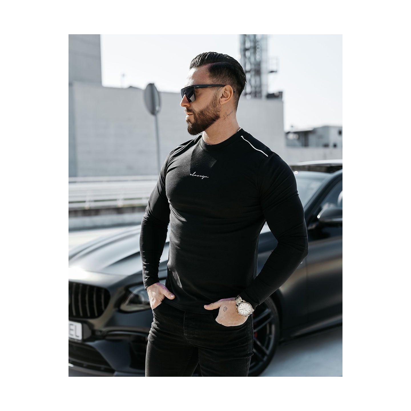 Longsleeve OLAVOGA CONY 2025 czerń - FashionPlace - 2