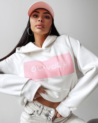 Bluza damska OLAVOGA SWEET ROLL 2025 ecru - FashionPlace - 1