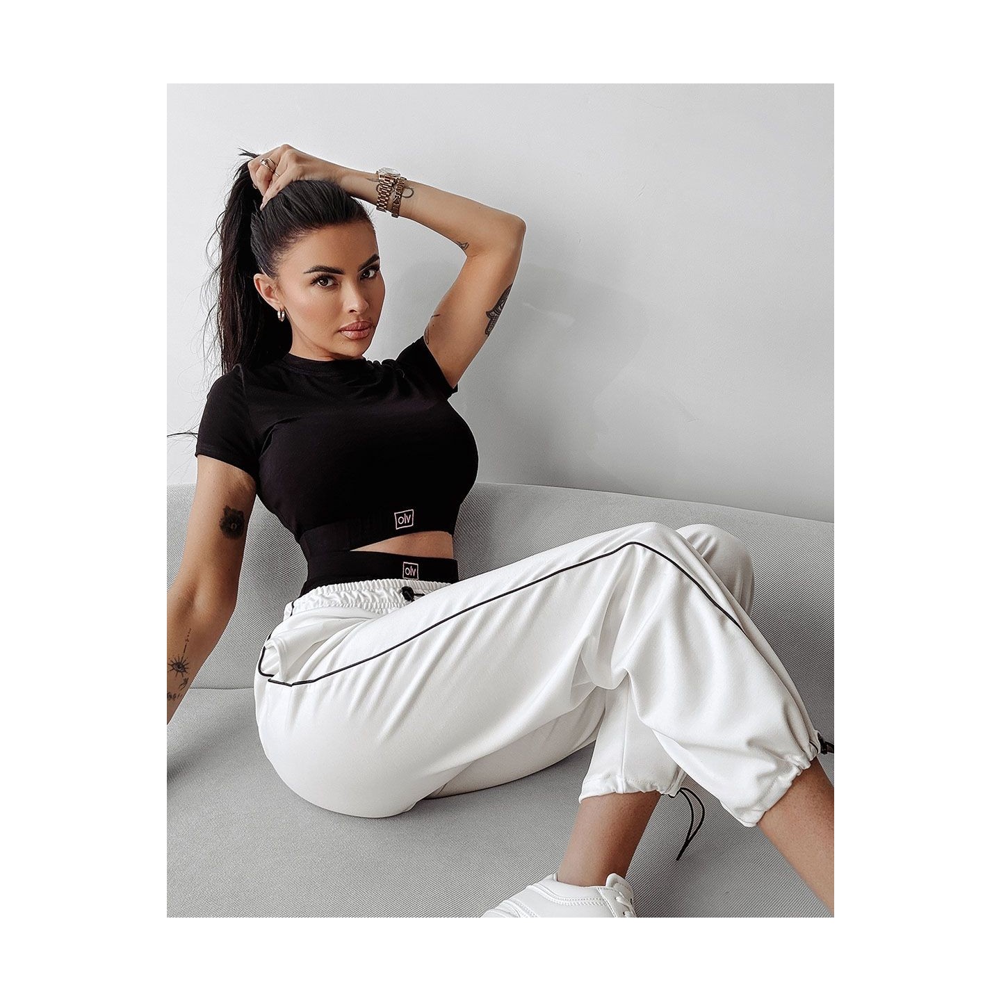 Komplet bielizny OLAVOGA OYSTER 2025 czerń - FashionPlace - 3