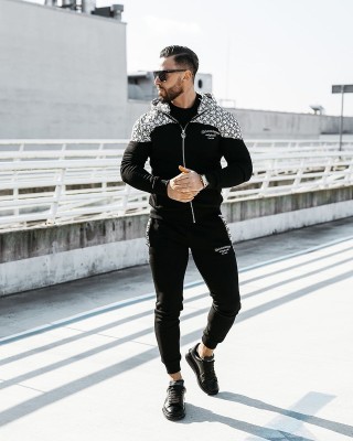 Komplet męski OLAVOGA GRAVITY 2025 czerń - FashionPlace - 1
