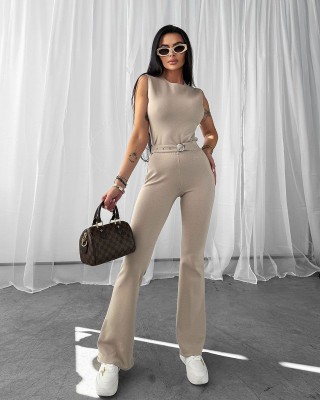 Komplet damski OLAVOGA SERENDIPTY 2025 latte - FashionPlace - 1