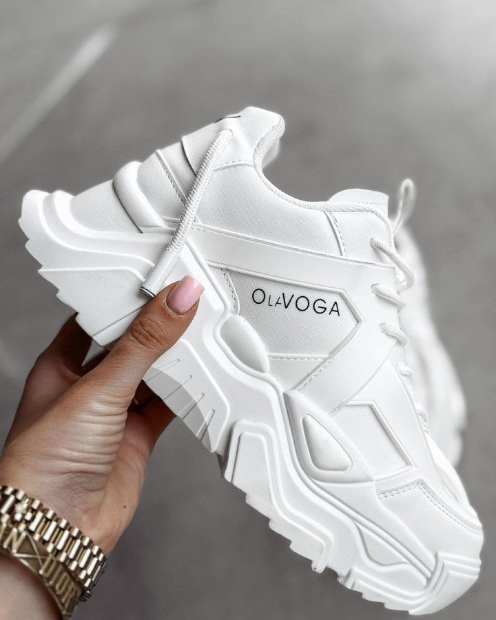 Buty damskie OLAVOGA CHROMATIC 2024 białe - FashionPlace - 1