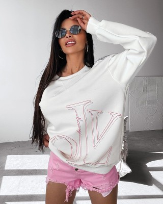 Bluza damska OLAVOGA APLOMB 2025 ecru - FashionPlace - 1