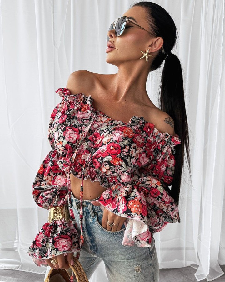 Bluza damska OLAVOGA GENTLE 2025 secret garden - FashionPlace - 2