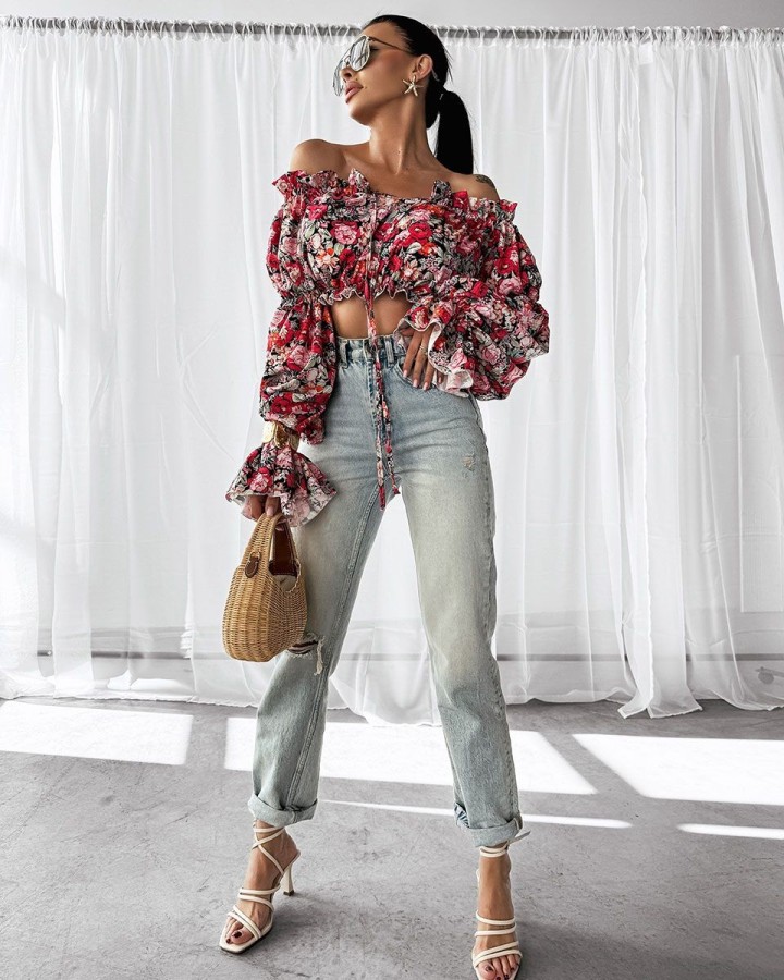 Bluza damska OLAVOGA GENTLE 2025 secret garden - FashionPlace - 3