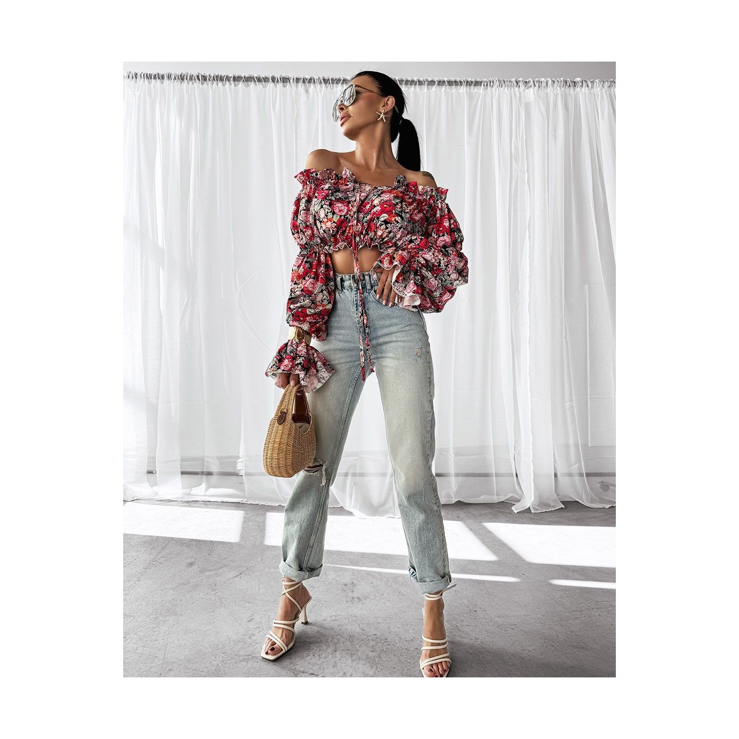 Bluza damska OLAVOGA GENTLE 2025 secret garden - FashionPlace - 3