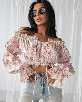 Bluza damska OLAVOGA GENTLE 2025 romantic roses - FashionPlace - 1