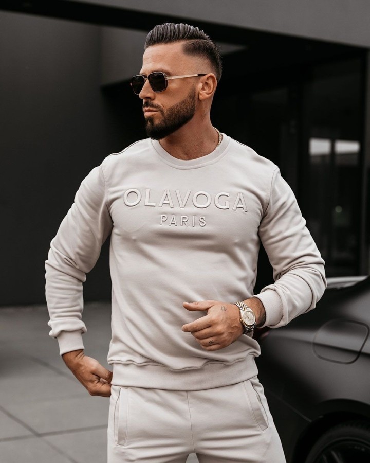 Komplet męski OLAVOGA KABUL 2025 beż - FashionPlace - 2