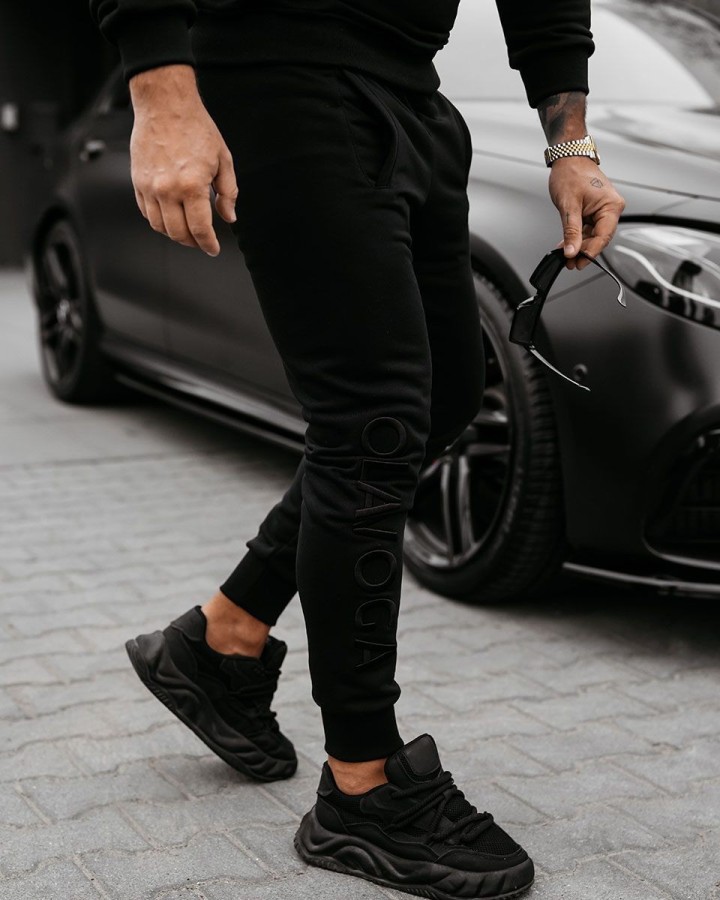 Komplet męski OLAVOGA KABUL 2025 czerń - FashionPlace - 3