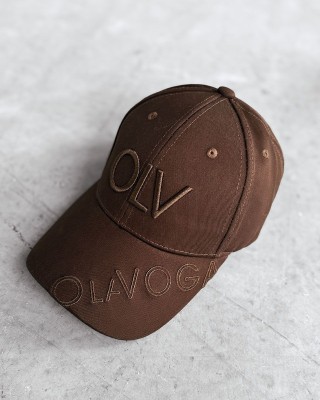 Czapka damska OLAVOGA UNFAIR 2025 brąz - FashionPlace - 1