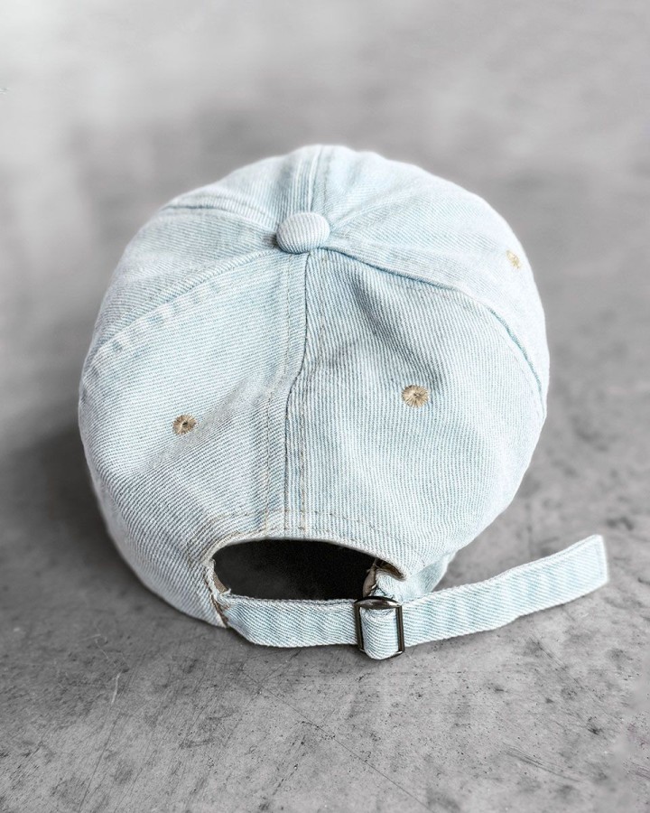 Czapka damska OLAVOGA PORTA 2025 jasny jeans - FashionPlace - 3