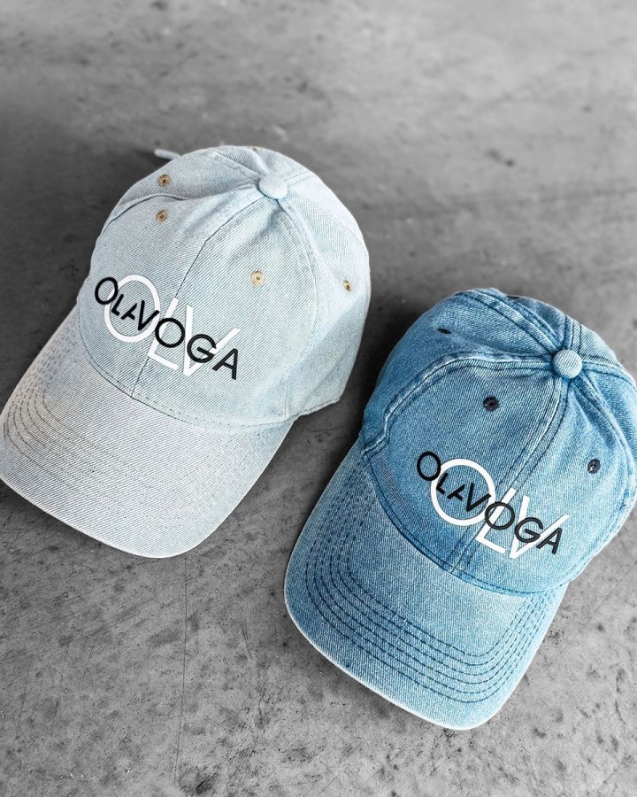 Czapka damska OLAVOGA PORTA 2025 jasny jeans - FashionPlace - 4