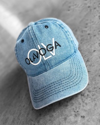 Czapka damska OLAVOGA PORTA 2025 ciemny jeans - FashionPlace - 1