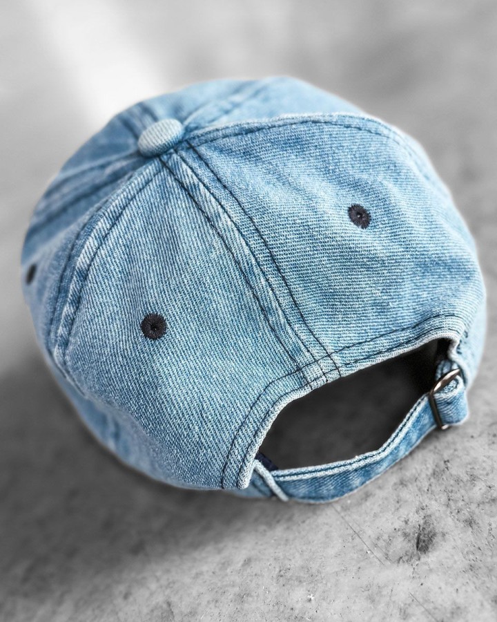 Czapka damska OLAVOGA PORTA 2025 ciemny jeans - FashionPlace - 3