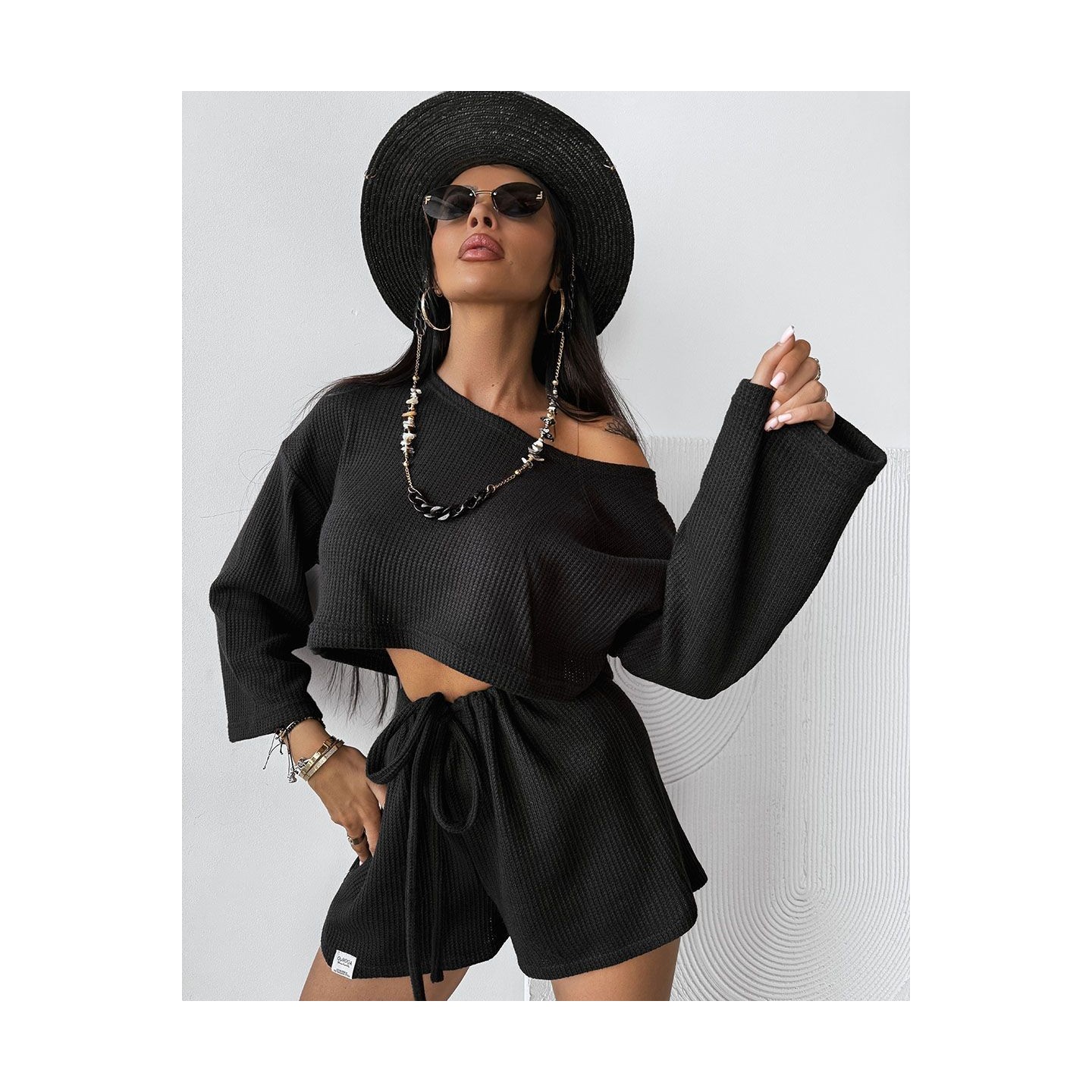 Komplet damski OLAVOGA CUBA LIBRE 2025 czerń - FashionPlace - 3