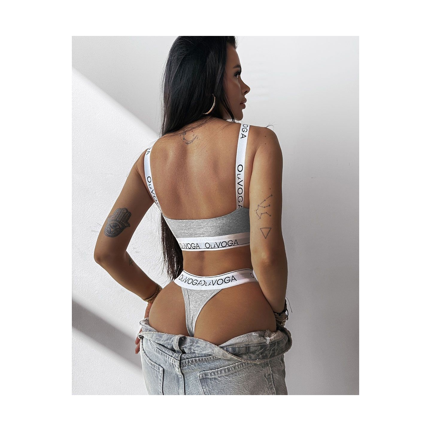 Komplet bielizny OLAVOGA SKYLIIC 2025 szary - FashionPlace - 3