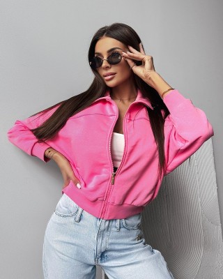Bluza damska OLAVOGA SAING 2025 róż - FashionPlace - 1