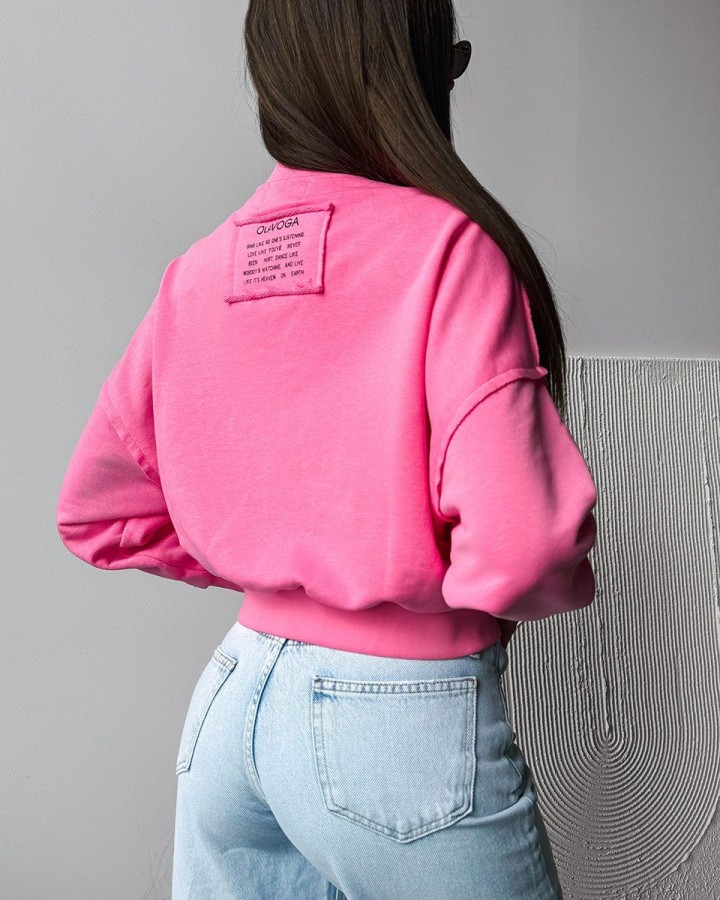 Bluza damska OLAVOGA SAING 2025 róż - FashionPlace - 2